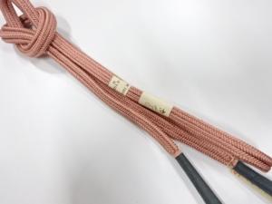 未使用品　正絹　ゆるぎ組帯締め